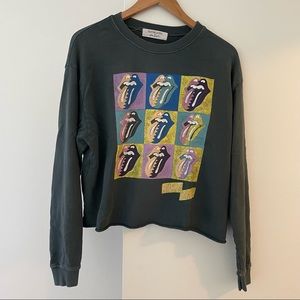 Free People Rolling Stones Urban Jungle Sweatshirt